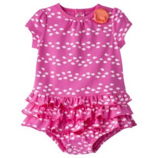 Just One YouMade by Carters Newborn Girls Jumpsuit   Pink/White 3 M