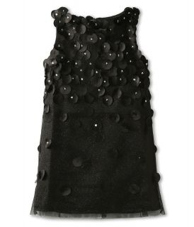 Biscotti Falling For Dots Sleeveless Dress Girls Dress (Black)