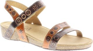 Womens Spring Step Amaryllis   Brown/Multi Leather Casual Shoes