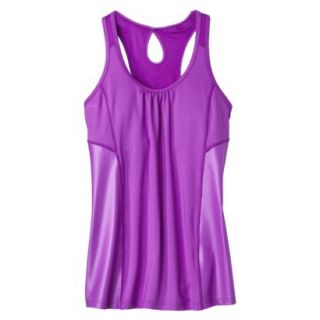 C9 by Champion Womens Sleeveless Keyhole Tank With Inner Bra   Purple Reef XXL