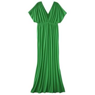 Merona Petites Short Sleeve Maxi Dress   Green XXLP