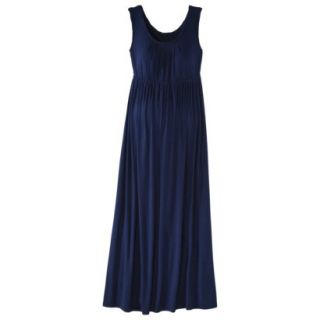 Liz Lange for Target Maternity Sleeveless Scoop Neck Maxi Dress   Blue XXL