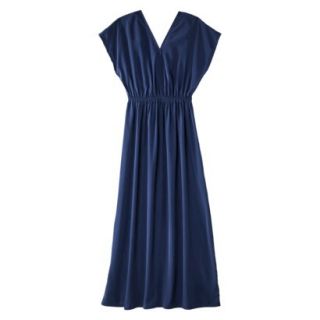 Merona Petites Short Sleeve Maxi Dress   Waterloo Blue LP