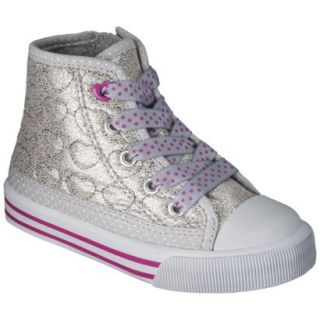 Toddler Girls Circo Jean Sneaker   Silver 6