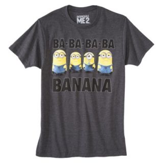 Despicable Me Minions Mens Graphic Tee   Charcoal M