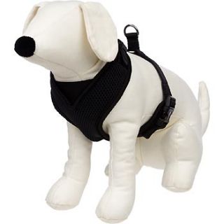 Adjustable Mesh Harness for Dogs in Black