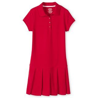 Izod Pique Polo Dress   Girls 4 16 and Girls Plus, Red, Girls