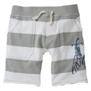 Burts Bees Baby Toddler Boys Rugby Short   Bee Fog 2T