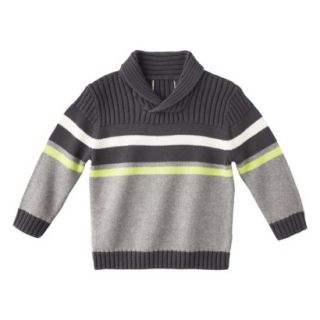 Genuine Kids from OshKosh Infant Toddler Boys Stripe Sweater   Gray 4T