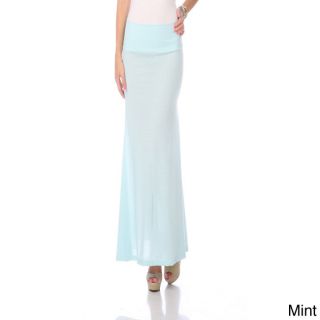 Stanzino Womens High Waist Maxi Skirt