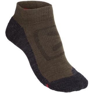 Keen Zing Ultralite Low Cut Socks   Merino Wool (For Women)   BLACK OLIVE (M )