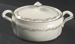 Gorham Rondelle Oval Covered Vegetable, Fine China Dinnerware   Classic Collecti