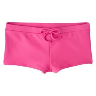 Xhilaration Girls Boyshort Swim Bottom   Pink XS