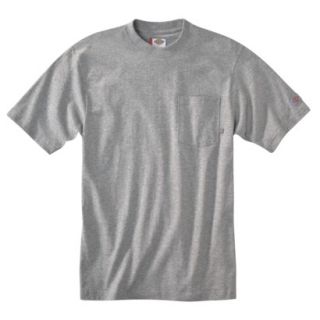 Dickies Mens Short Sleeve Pocket T Shirt with Wicking   Heather Gray XL