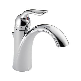 Delta 538DST Bathroom Faucet, Lahara Single Handle Centerset Chrome