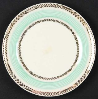 Limoges American Lyceum Blue Bread & Butter Plate, Fine China Dinnerware   22k G