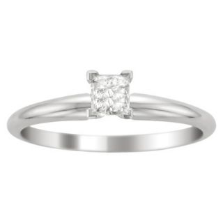 3/4 CT.T.W. Diamond Solitaire Ring in 14K White Gold   Size 8