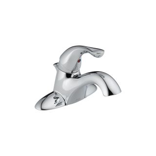 Delta 520MPUDST Bathroom Faucet, Classic Single Handle Centerset Chrome