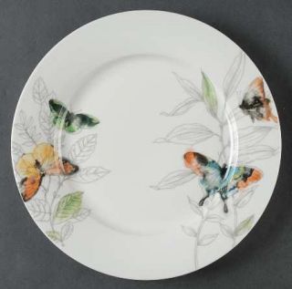 Mikasa Garden Butterfly Dinner Plate, Fine China Dinnerware   Butterflies,Leaves