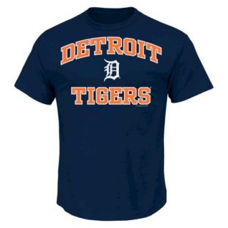 MLB Mens Detroit Tigers T Shirt   Navy (S)