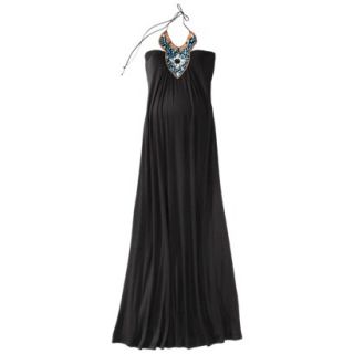 MERONA Black Beaded Maxi Dress   XXL
