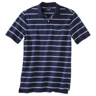Merona Mens Short Sleeve Polo Shirt   Dark Blue S
