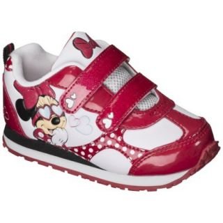 Toddler Girls Minnie Sneaker   Red 12