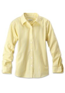 Wrinkle resistant Cotton Poplin Tonal striped Shirt, Marigold, 16