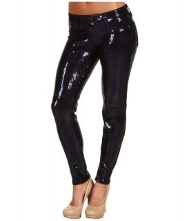 AG Adriano Goldschmied Sequin Ankle Legging Womens Casual Pants (Navy)