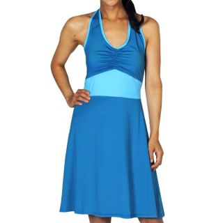 ExOfficio Sol Cool Halter Dress   UPF 50+  Sleeveless (For Women)   SOUTH PACIFIC (M )