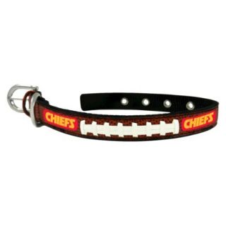 Kansas City Chiefs Classic Leather Small Football Collar