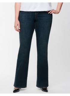 Lane Bryant Plus Size Bootcut jean with Tighter Tummy Technology     Womens