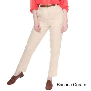 American Apparel Womens High waist Pleated Pants