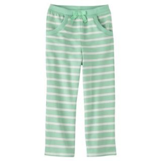 Genuine Kids from OshKosh Infant Toddler Girls Stripe Lounge Pant   Green 24 M