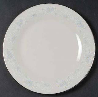 Royal Doulton Bedford Salad Plate, Fine China Dinnerware   White, Blue, Yellow F