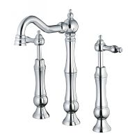 Belle Foret N372 01 CP Montpellier Two Handle Widespread Vessel Bathroom Faucet