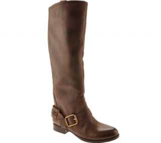 Womens Lucky Brand May   Brown Leather Boots