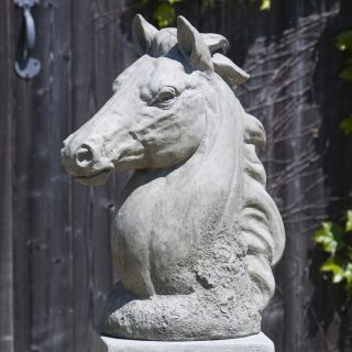 Campania International Champion The Horse Cast Stone Garden Statue   A 328 AL