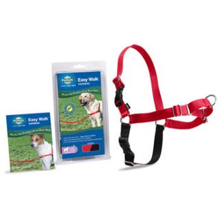 Easy Walk Red Dog Harness, Medium/Large
