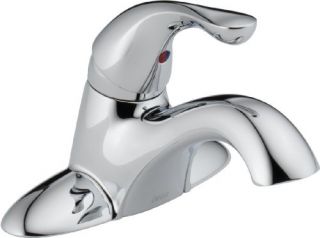 Delta 501DST Bathroom Faucet, Classic SingleHandle Centerset Chrome