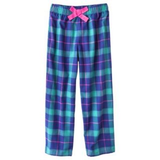 Xhilaration Girls Plaid Sleep Pant   Blue S