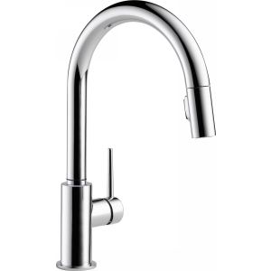 Delta Faucet 9159 DST Trinsic Single Handle Pull Down Kitchen Faucet