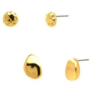 Womens Fashion Stud Earrings   Gold
