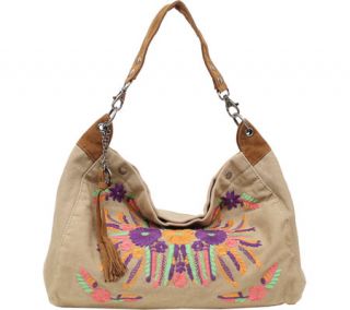 Womens Lucky Brand Puebla Snap Hobo   Sand Hobo Handbags
