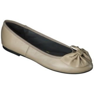 Womens Sam & Libby Chelsea Bow Genuine Leather Flat   Fawn 6.5