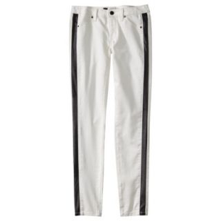 Mossimo Womens Denim Stripe Legging   Fresh White 10