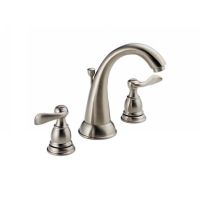 Delta Faucet B3596LF SS Windemere Two Handle Widespread Bathroom Faucet