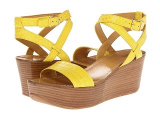 Nine West RolleUp Womens Wedge Shoes (Yellow)