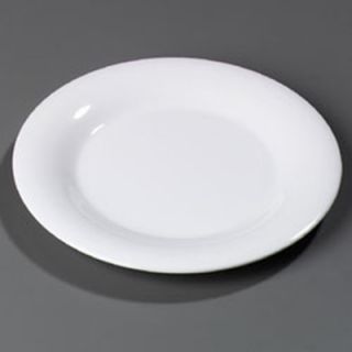 Carlisle 10 1/2 Durus Dinner Plate   Wide Rim, Melamine, White