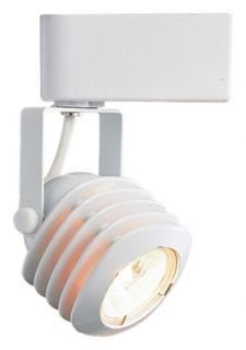 Elco Lighting ET537W Track Lighting, Low Voltage Electronic Louver Track Fixture White